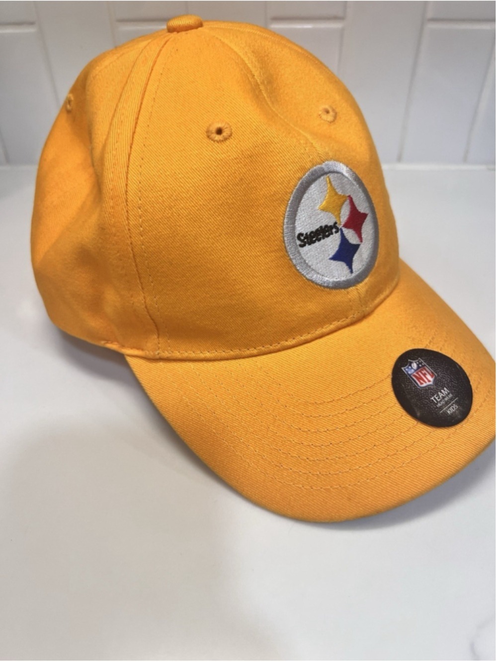 Pittsburgh Steelers NFL Baseball Cap Hat Child Youth Boys Football Yellow Gold